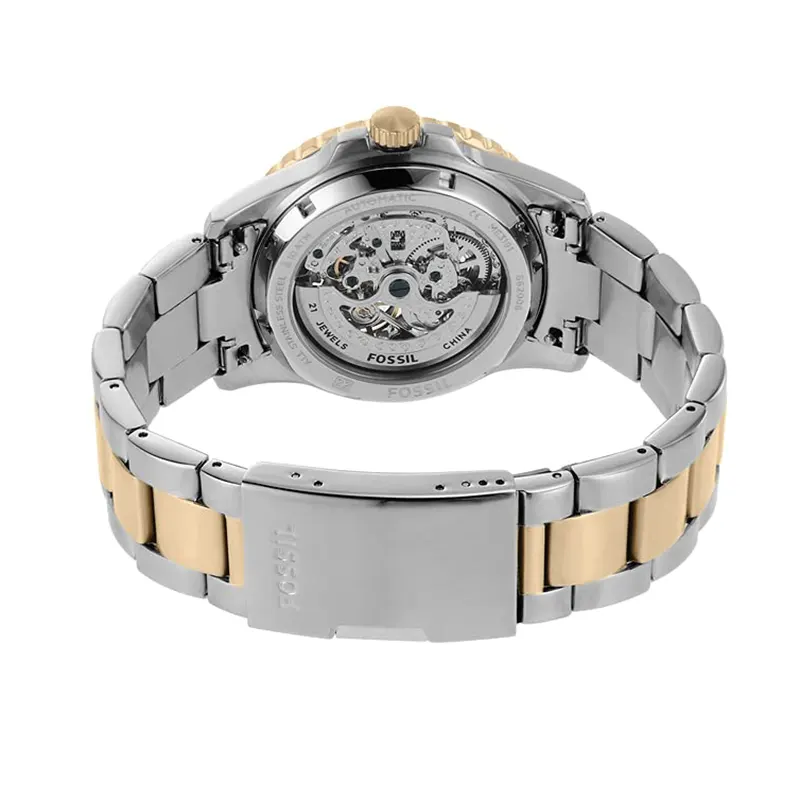 Fossil FB-01 Automatic Skeleton Two-tone Men's Watch- ME3191